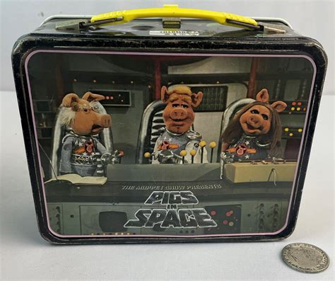 pigs in space metal lunch box|pigs in space lunch for sale .